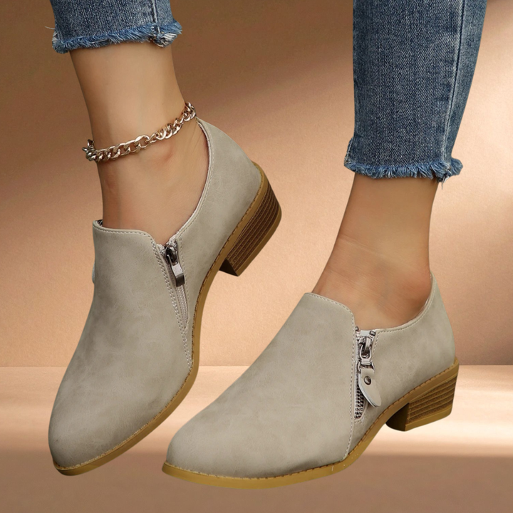 Bronte | Zip-Up Ankle Boots
